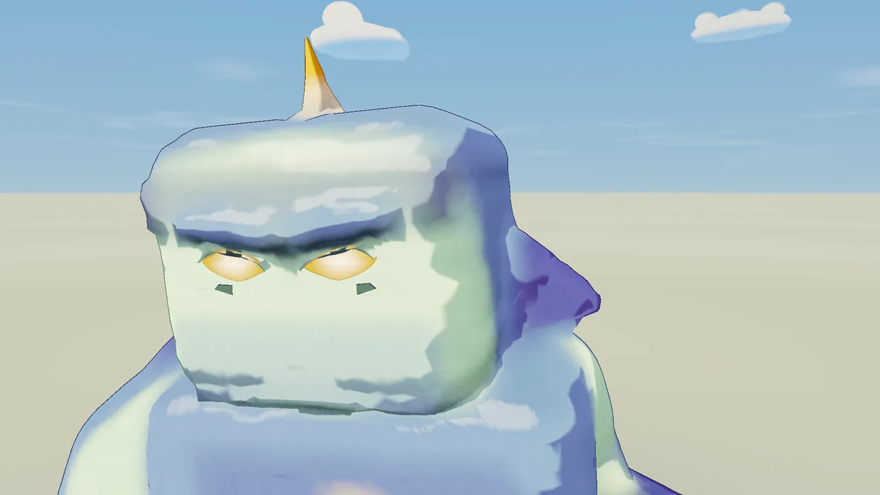 Golem: Stufe 1, Gesicht