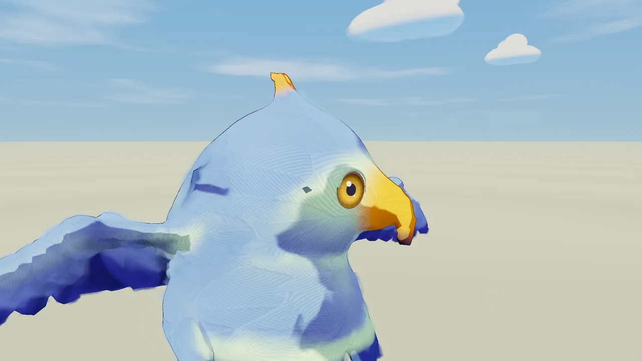 Greifvogel: Stufe 1, Gesicht
