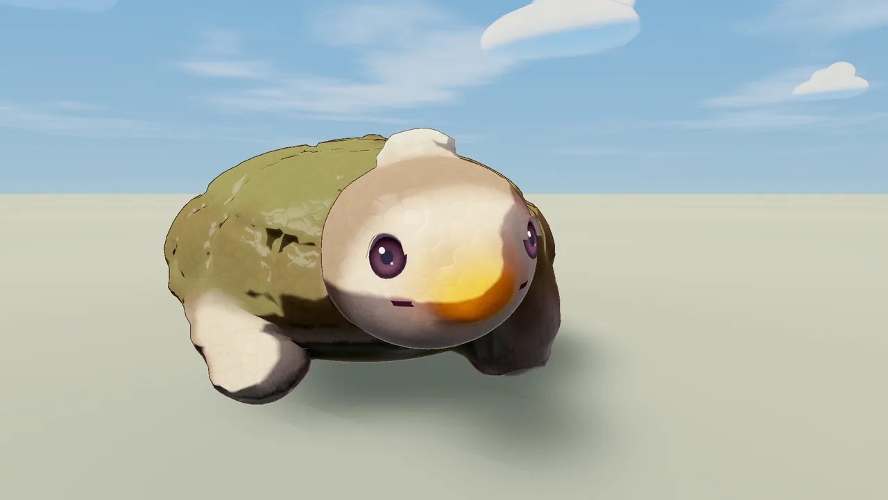 Schildkröte: Stufe 1, Gesicht